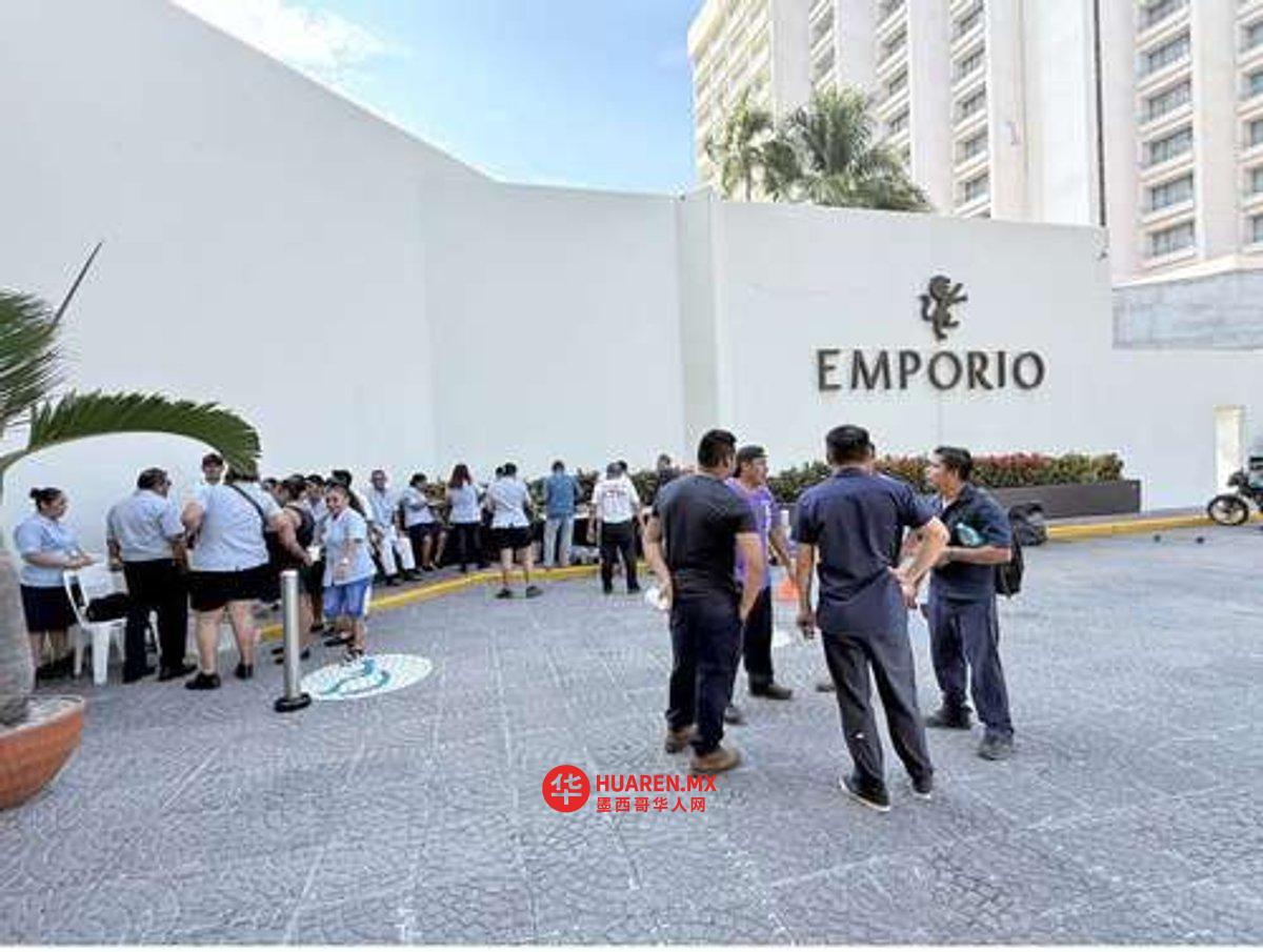 在与当局对话后,位于格雷罗州的Emporio Ixtapa酒店重新开业