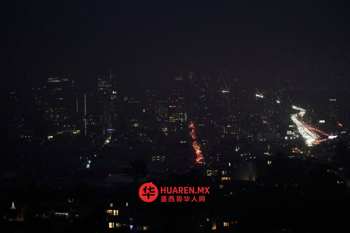 旧金山停电导致13万人断电