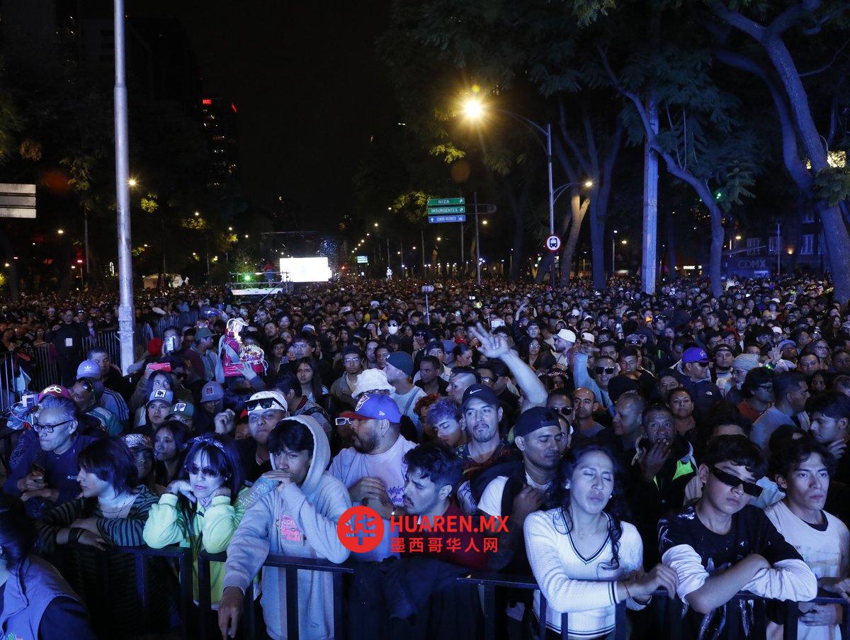 墨西哥城政府预计在改革大道电子音乐节将有超过20万人到场。