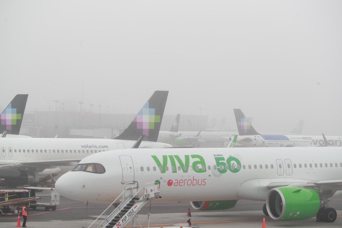 Volaris和Viva Aerobús的航班目前尚未出现任何问题