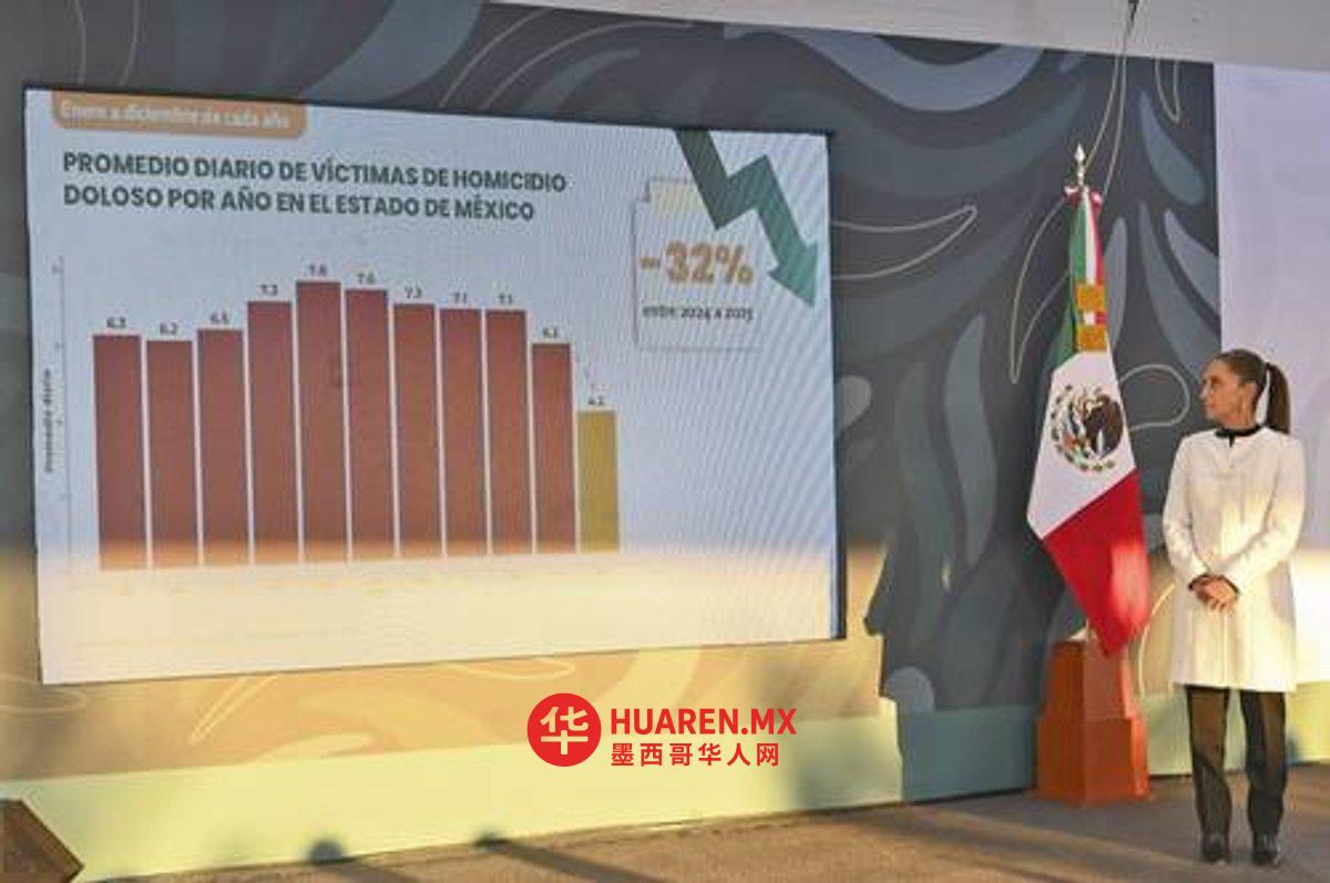 埃多梅克斯州凶杀案同比下降54%——联邦政府公布数据