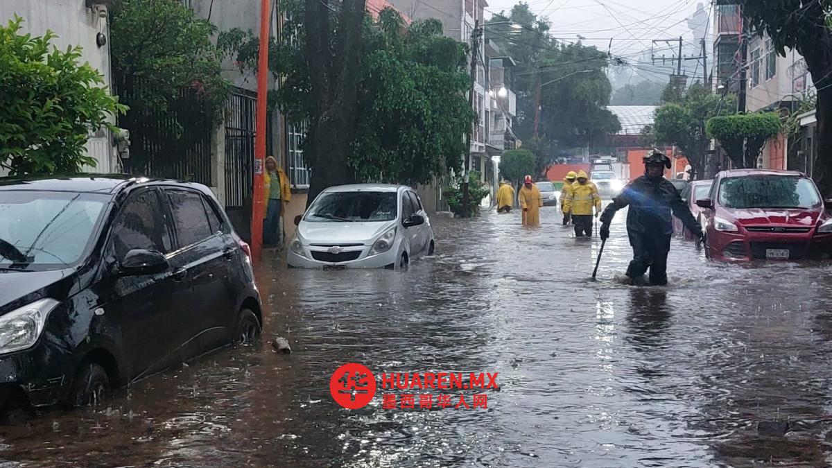 墨西哥城豪雨,数小时累积超1100万立方米水资源