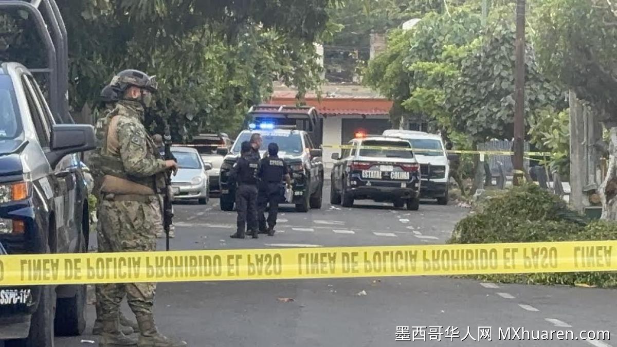科利马州警察击伤持砍刀袭击者