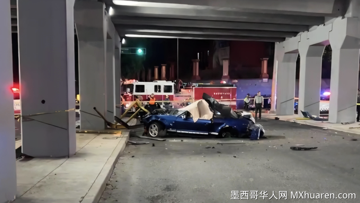 克雷塔罗发生坠桥事故致2人死亡
