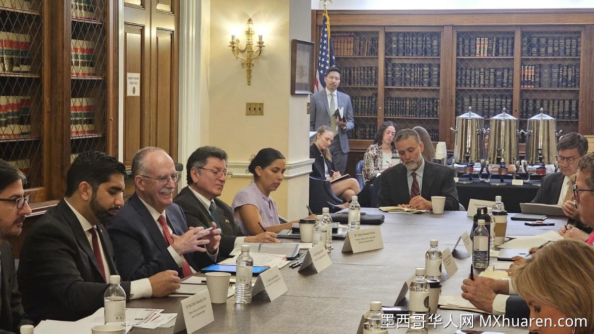 墨西哥大使访美国会 推动协定合作与禁毒