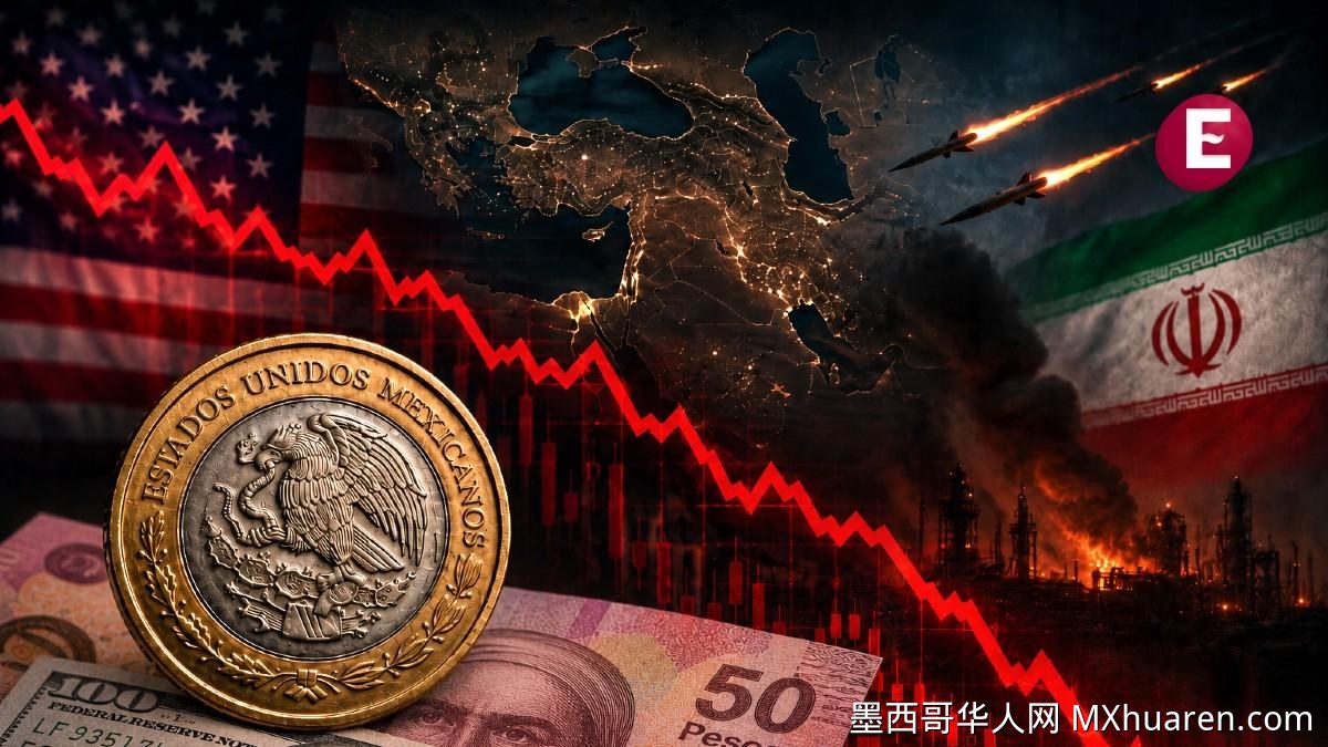 美伊冲突升级 墨西哥比索承压贬值