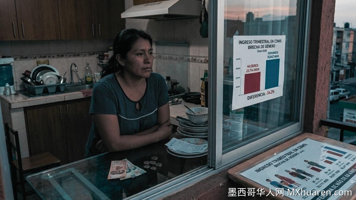 墨西哥城女性收入比男性低34.2%