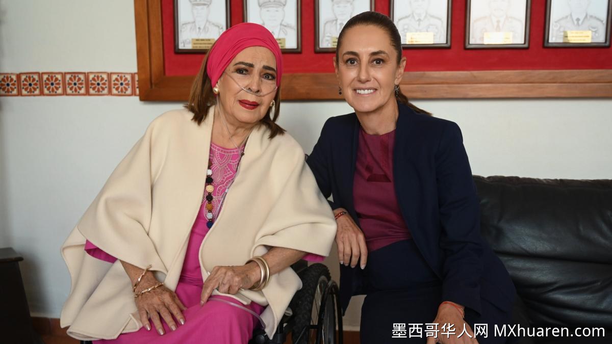 墨西哥总统辛鲍姆哀悼传奇女演员埃尔萨·阿吉雷去世
