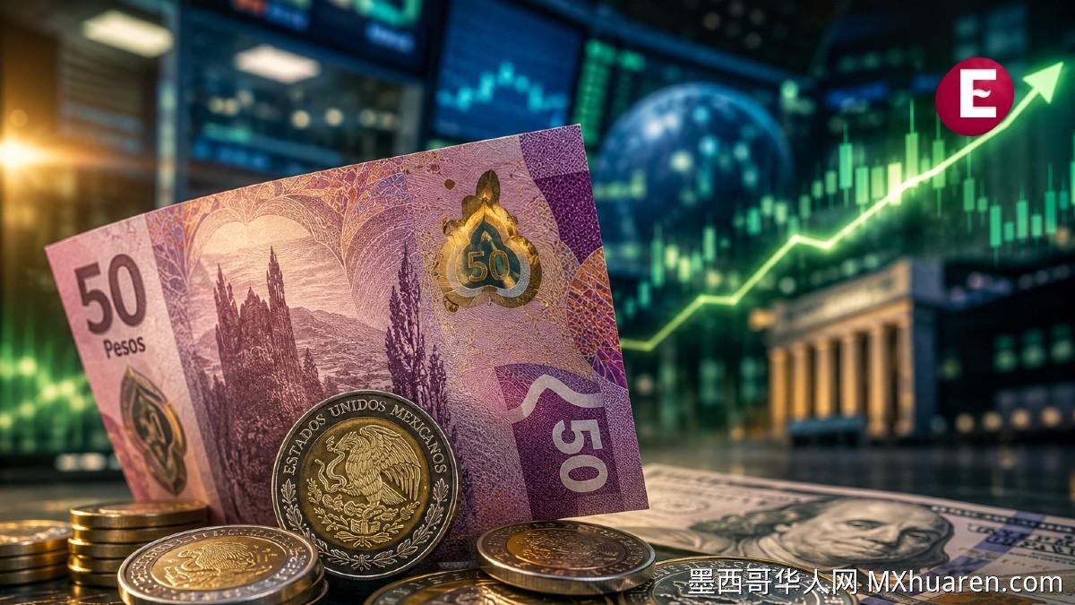 墨西哥比索兑美元上涨