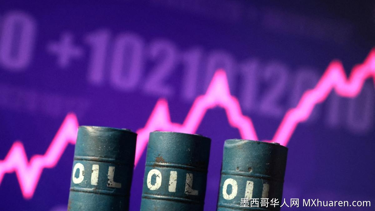 国际油价突破每桶100美元