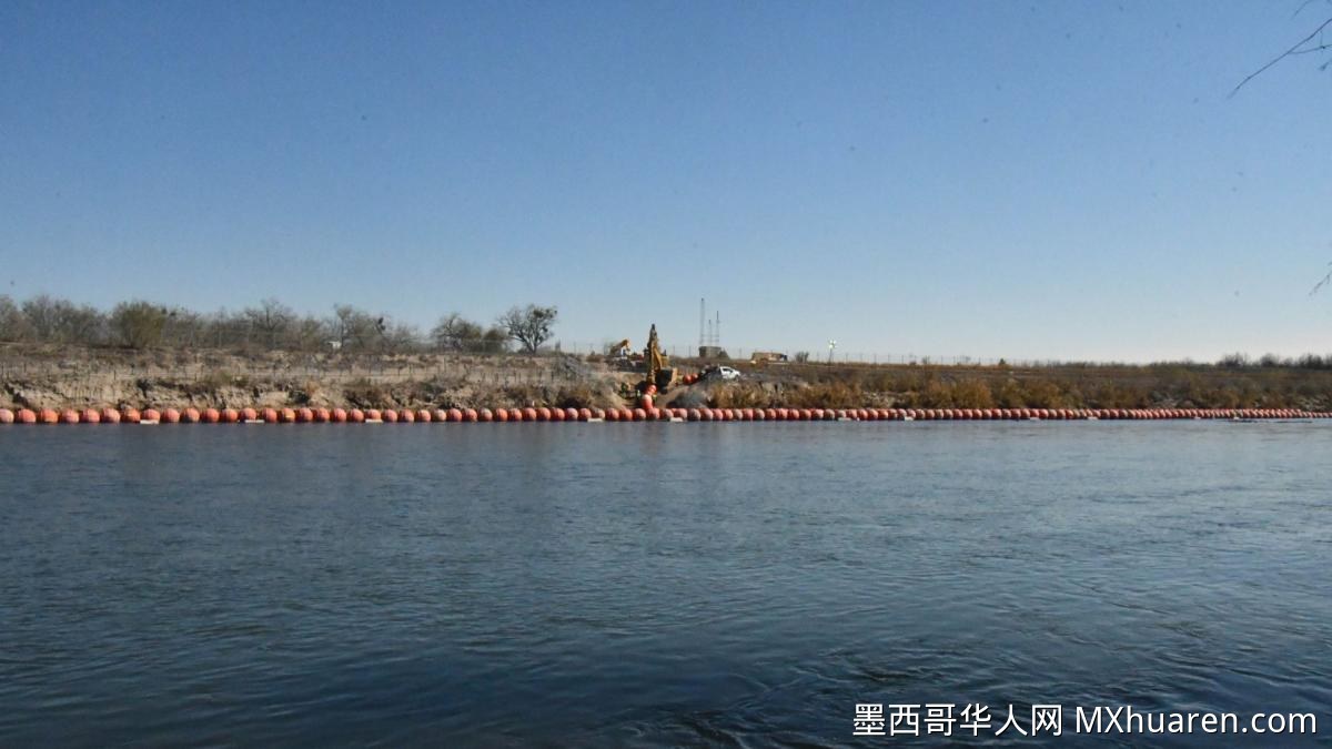 美墨界河暴涨 新拉雷多严阵以待