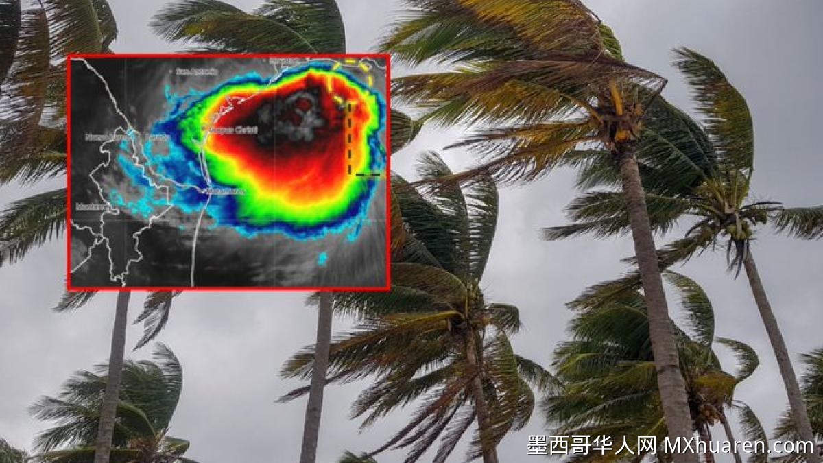 墨气象局预警：热带风暴“贝莎”引发东北部强风雨