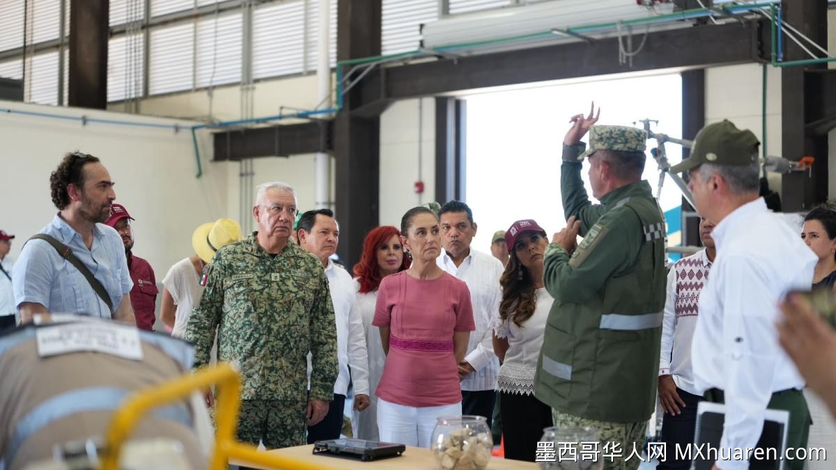辛鲍姆总统宣布玛雅铁路首批12台货运机车抵达
