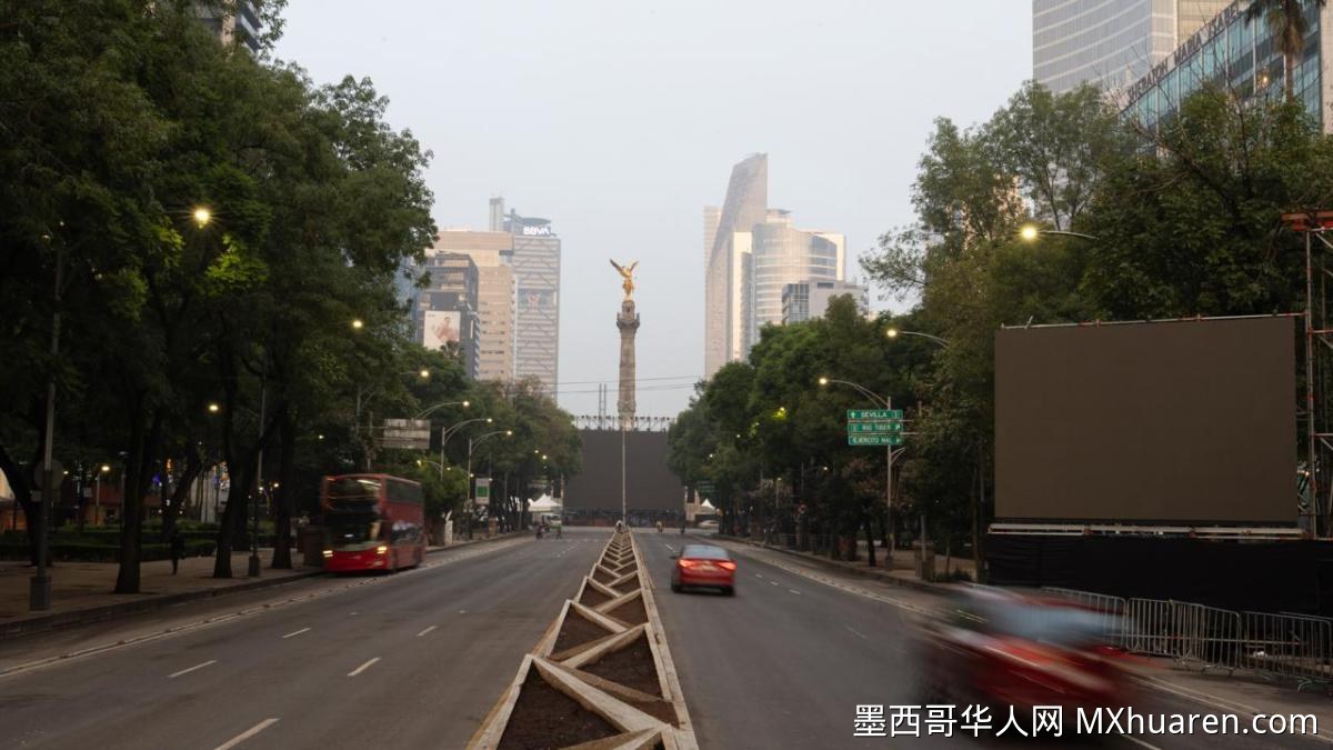 墨西哥梦碎 独立天使纪念碑前人散场清