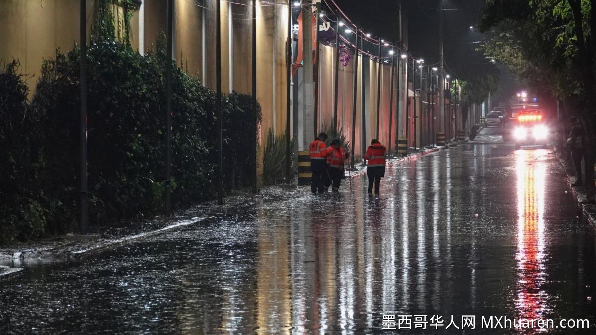 墨西哥极端天气来袭！暴雨高温双警齐发