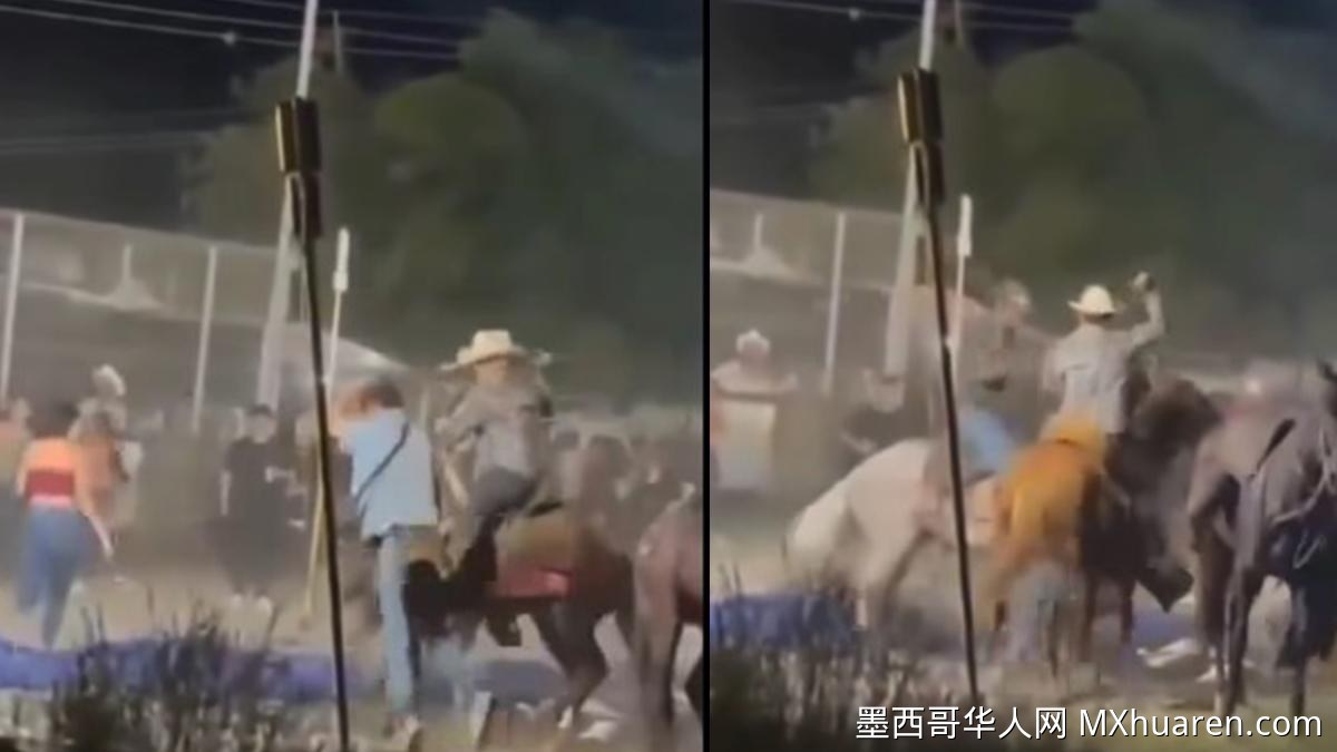 阿奥梅市庆祝活动变持刀混战 骑马斗殴视频疯传却无人被捕