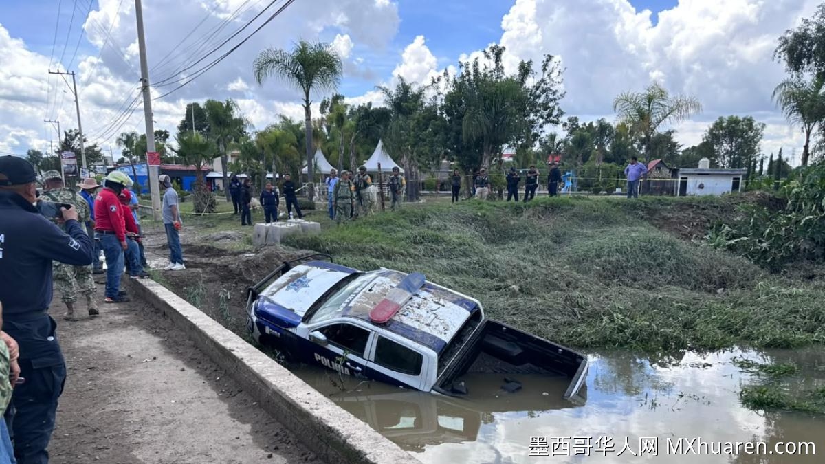 普埃布拉：警车被洪水冲走 三名女性陈尸河中